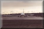 Un B737  l'atterrissage